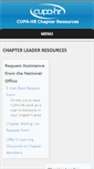 Mobile Screenshot of chapters.cupahr.org